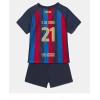 Baby Fußballbekleidung Barcelona Frenkie de Jong #21 Heimtrikot 2022-23 Kurzarm (+ kurze hosen)